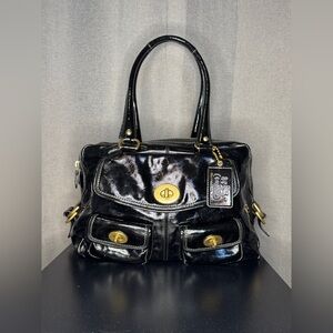 Coach Archive Limited Edition Patent Peyton Satchel 13051